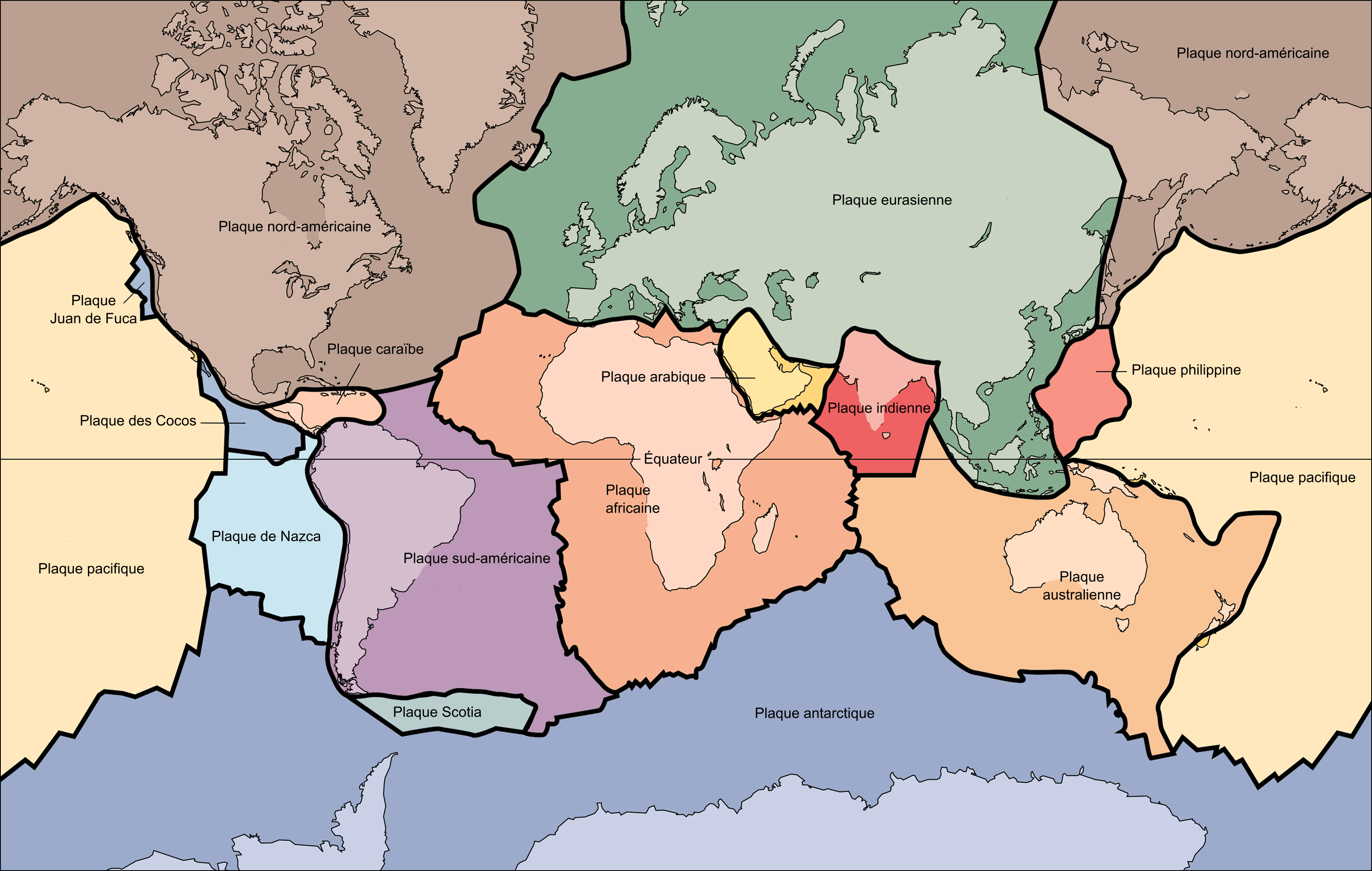 Plaque tectonique vikidia