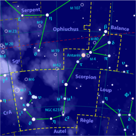 Scorpion constellation Wikimini lencyclopédie pour enfants