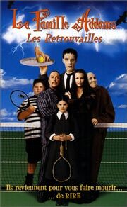 Affiche du film la famille Addams sorti en 1998.