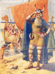 Leif Ericson on the shore of Vinland.gif