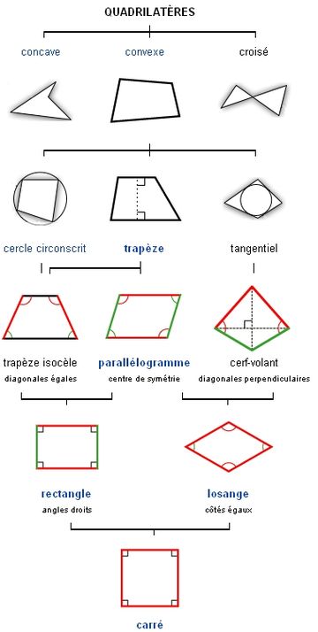 Quadrilatère — Wikimini, l’encyclopédie pour enfants