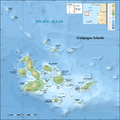 Galapagos Islands (map) - Iles Galapagos (carte).png