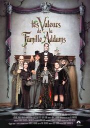 Affiche de la famille Addams sorti en 1993.