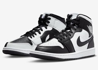 File:Air Jordan 1 Mid Homage Black White.jpeg