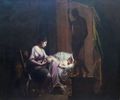 800px-Joseph Wright of Derby. Penelope Unravelling Her Web by Lamp Light. exhibited 1785.jpg