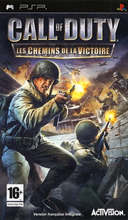 Call of Duty Les Chemins de la victoire - Jaquette PlayStation Portable.webp