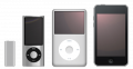 IPods - iPod Shuffle, iPod Nano, iPod Classic, iPod Touch.png